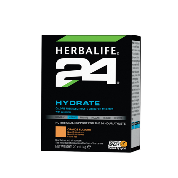 Hydrate Orange 20 stick packs